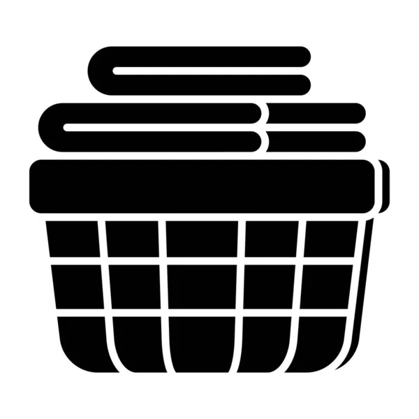 Eine Ikone Des Wäschekorbs — Stockvektor