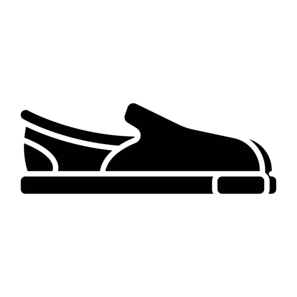 Sebuah Ikon Desain Sepatu Yang Indah - Stok Vektor