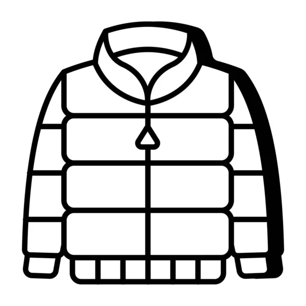 디자인의 재킷의 아이콘 — 스톡 벡터