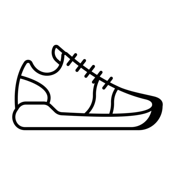 Unique Design Icon Sneakers — Stock Vector
