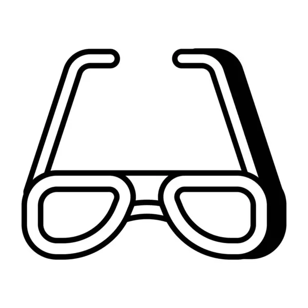 Unique Design Icon Glasses — Stock Vector