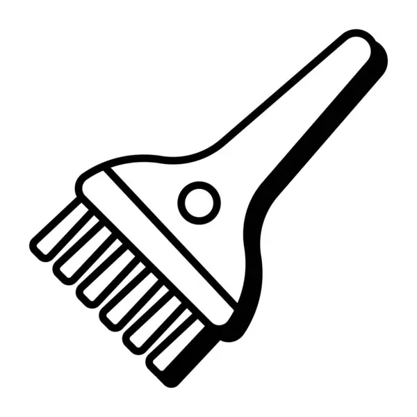 Saç Boyası Fırçasının Iyi Indirme Simgesi — Stok Vektör