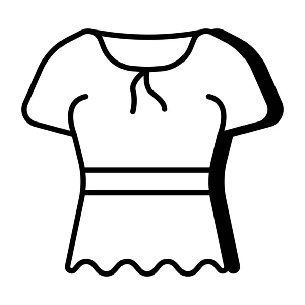 Icono Diseño Perfecto Blusa — Vector de stock
