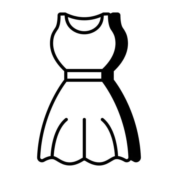 Perfect Design Icon Party Dress — Archivo Imágenes Vectoriales