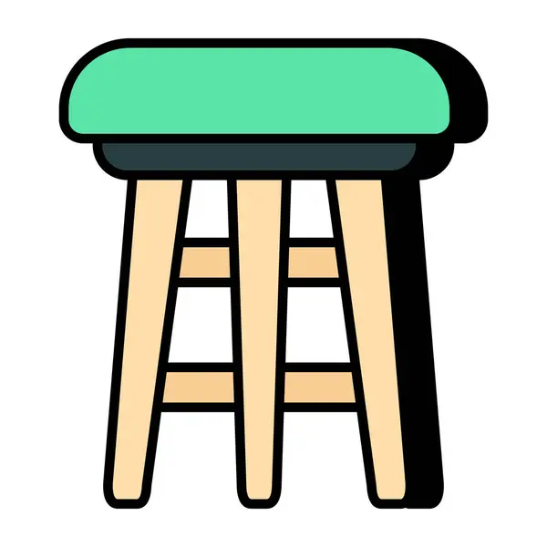 凳子的创意设计图标 — 图库矢量图片
