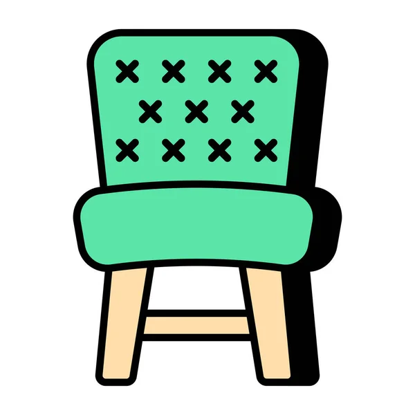 Premium Download Icon Wooden Chair — Stock Vector