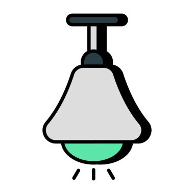 Tavan lambasının modern tasarım simgesi