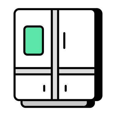 Alemirah 'ın kavramsal düz tasarım simgesi