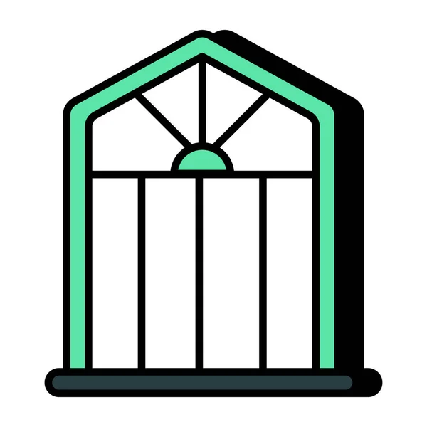 Editable Design Icon Window — Stockvektor
