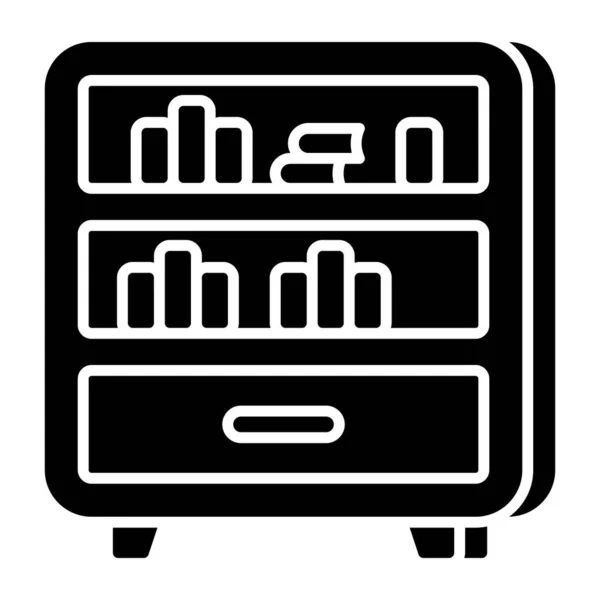 Premium Icon Des Bibliotheksschranks Herunterladen — Stockvektor