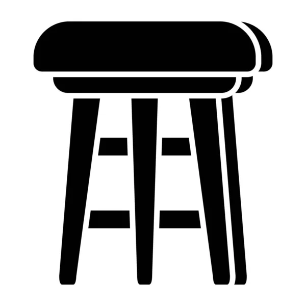 의자의 창조적인 디자인 아이콘 — 스톡 벡터