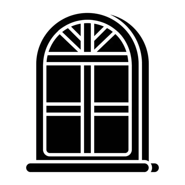 Editable Design Icon Window — Vector de stock
