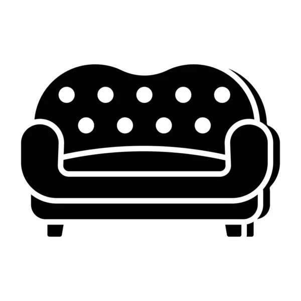 Modern Design Icon Sofa — Archivo Imágenes Vectoriales