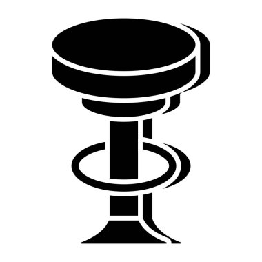 Yuvarlak tablonun düzenlenebilir tasarım simgesi