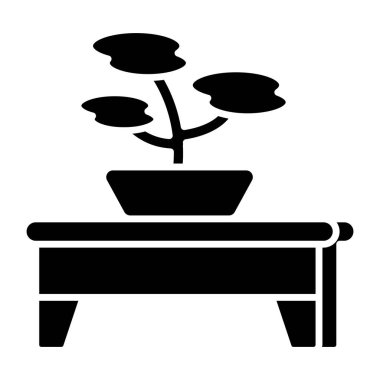 A premium download icon of potted plant 