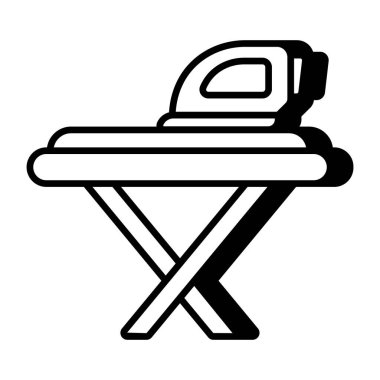 Demir standın mükemmel tasarım simgesi.