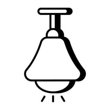 Tavan lambasının modern tasarım simgesi