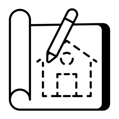 Ev tasarımının yaratıcı simgesi