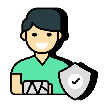 Kullanıcı sigortasının premimium indirme simgesi