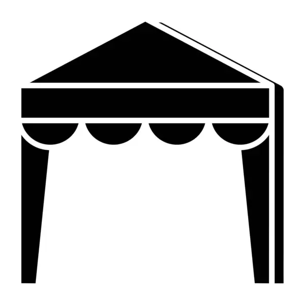 テントのモデムデザインアイコン — ストックベクタ