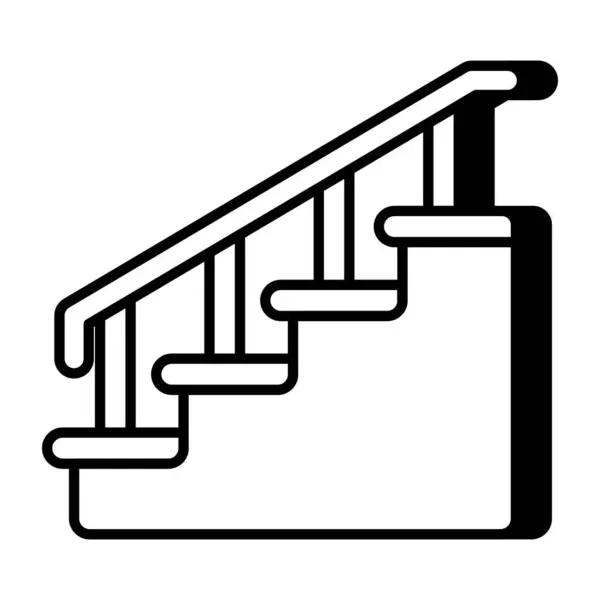 Icono Diseño Creativo Escaleras — Archivo Imágenes Vectoriales