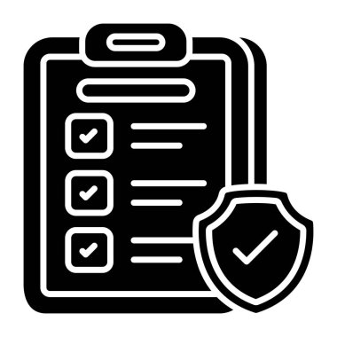 Trendy design icon of privacy policy