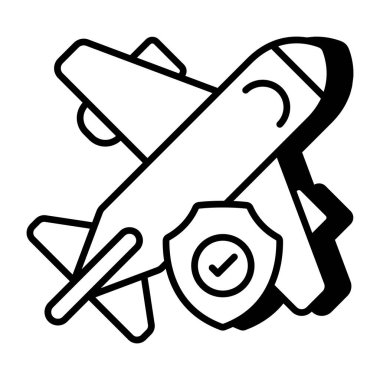 Güvenli uçuşun mükemmel tasarım simgesi