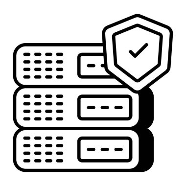 Sunucu güvenliğinin bir simge tasarımı 