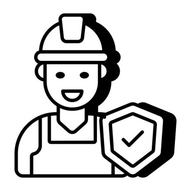 Çalışma sigortası için son moda vektör tasarımı