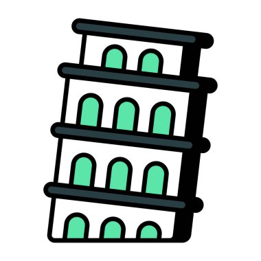 Pisa kulesinin modern tasarım simgesi