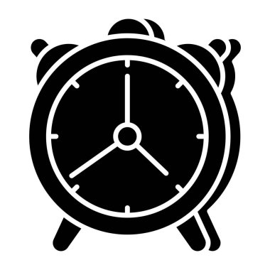Alarm saatinin yaratıcı tasarım simgesi 