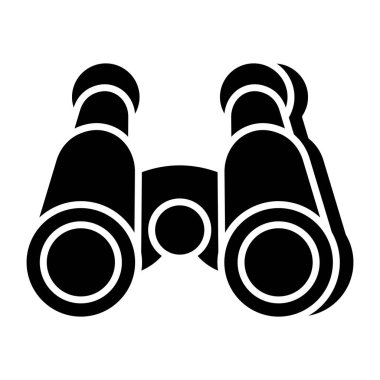 A unique design icon of binoculars 