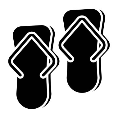 An icon design of flip flop