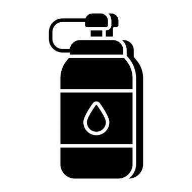 Su şişesinin mükemmel tasarım simgesi