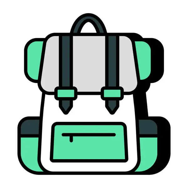 Premium Download Icon Backpack — Stockový vektor