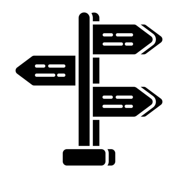 Modern Design Icon Roadboard — Stockvector