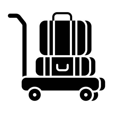 Otel arabasının mükemmel bir tasarım ikonu. 