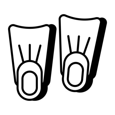 Premium download icon of scuba fins