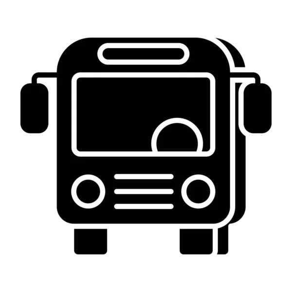 Eine Perfekte Design Ikone Des Busses — Stockvektor