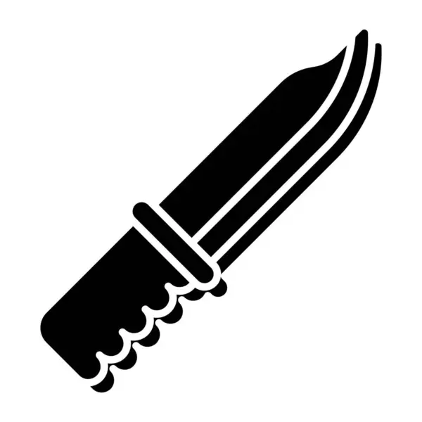 Modern Design Icon Knife — Vector de stock
