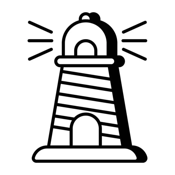 灯塔独特的设计图标 — 图库矢量图片