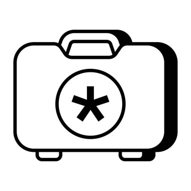 İlk yardım kitinin vektör tasarımı