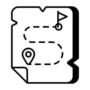 Haritanın modern tasarım simgesi