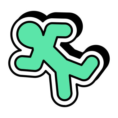 Cinayet izinin modern tasarım simgesi