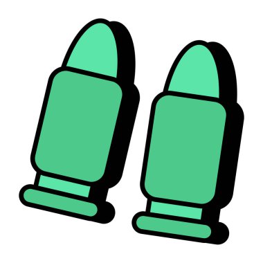 Mermilerin son moda vektör tasarımı