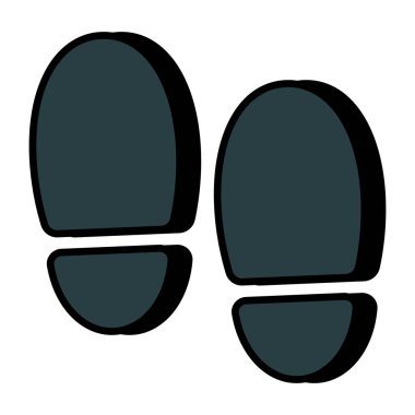Perfect design icon of footprints 