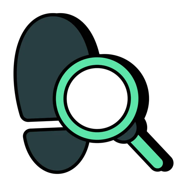 Perfect Design Icon Search Evidence — стоковый вектор