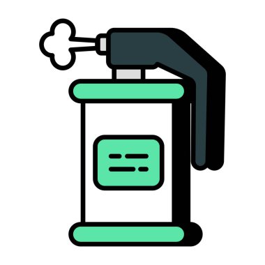 Modem tasarımı ikon vektör sprey tabancası