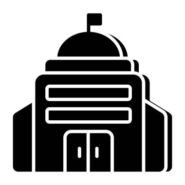 Govt binasının eşsiz tasarım simgesi 