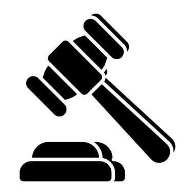 Açık artırmanın düzenlenebilir tasarım simgesi